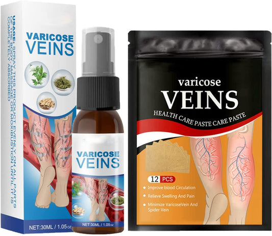 KIT VARIFREE Spray + 50 Parches Anti Varices + Regalo | LDG IC
